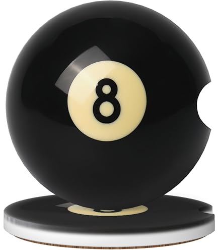 Amazon.com: Elektroplate Billiards Black 8 Ball Automotive Ceramic